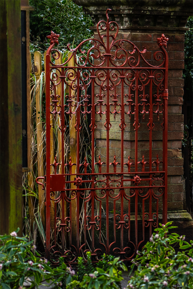 Historic Venetian Red Gate