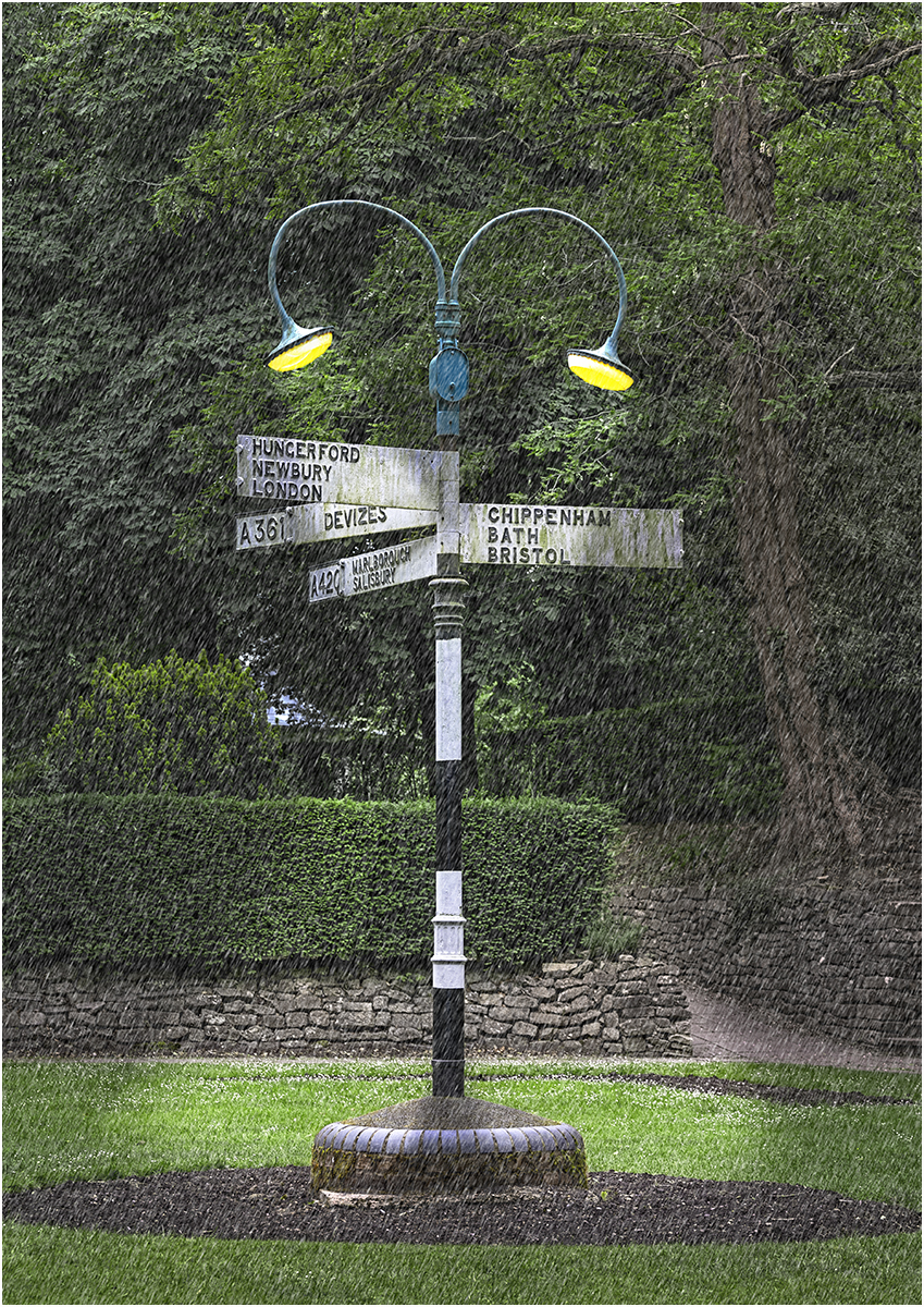 Lighting The Way In The Rain