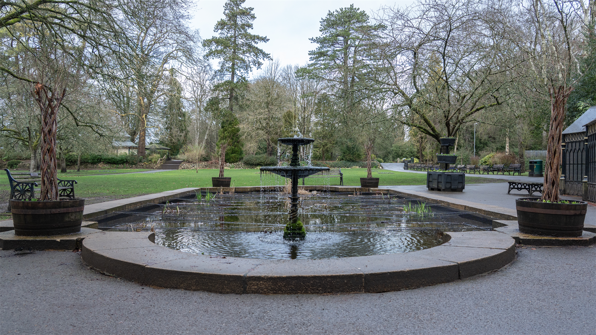 Pond and Fountain