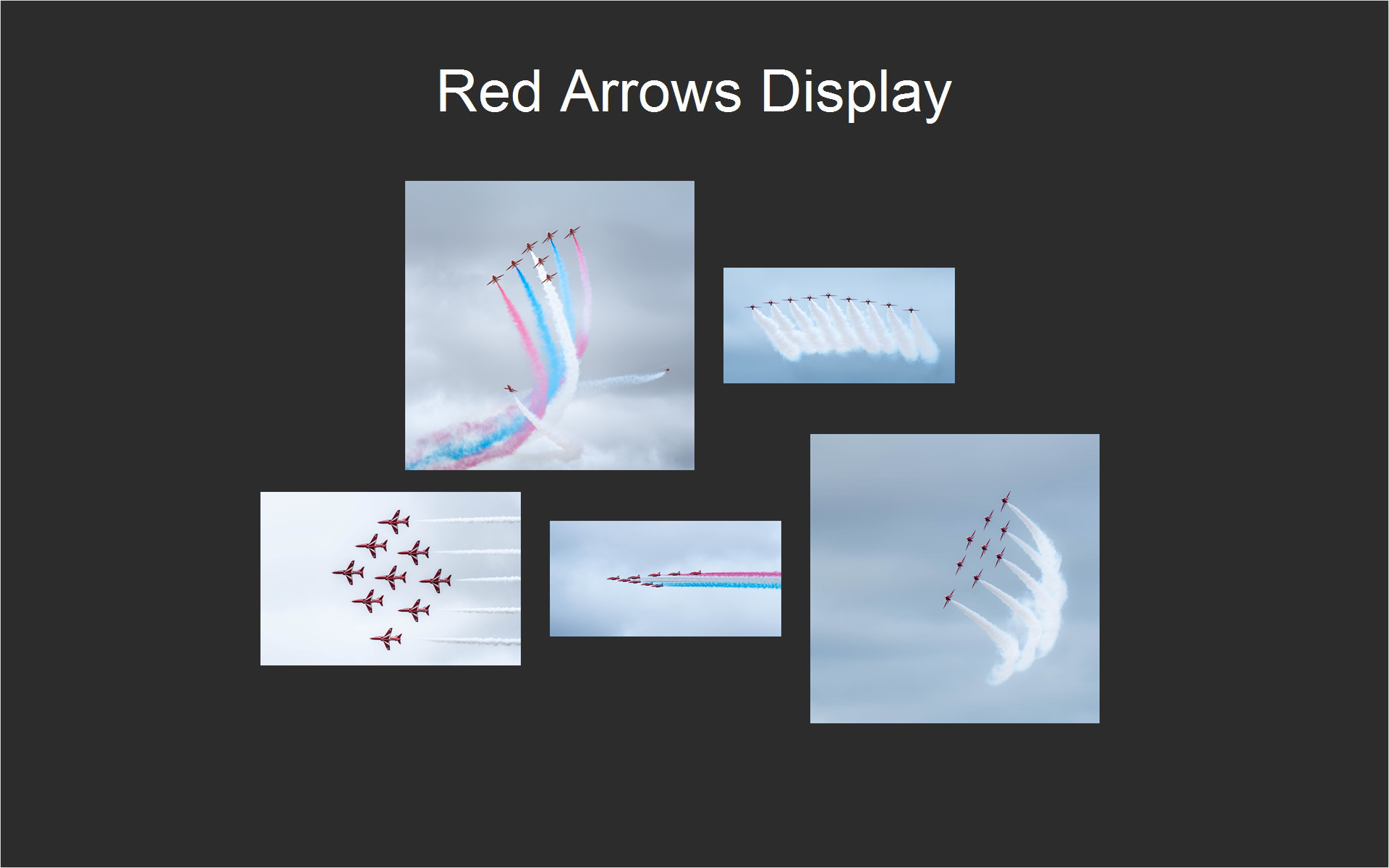 Red Arrows Display