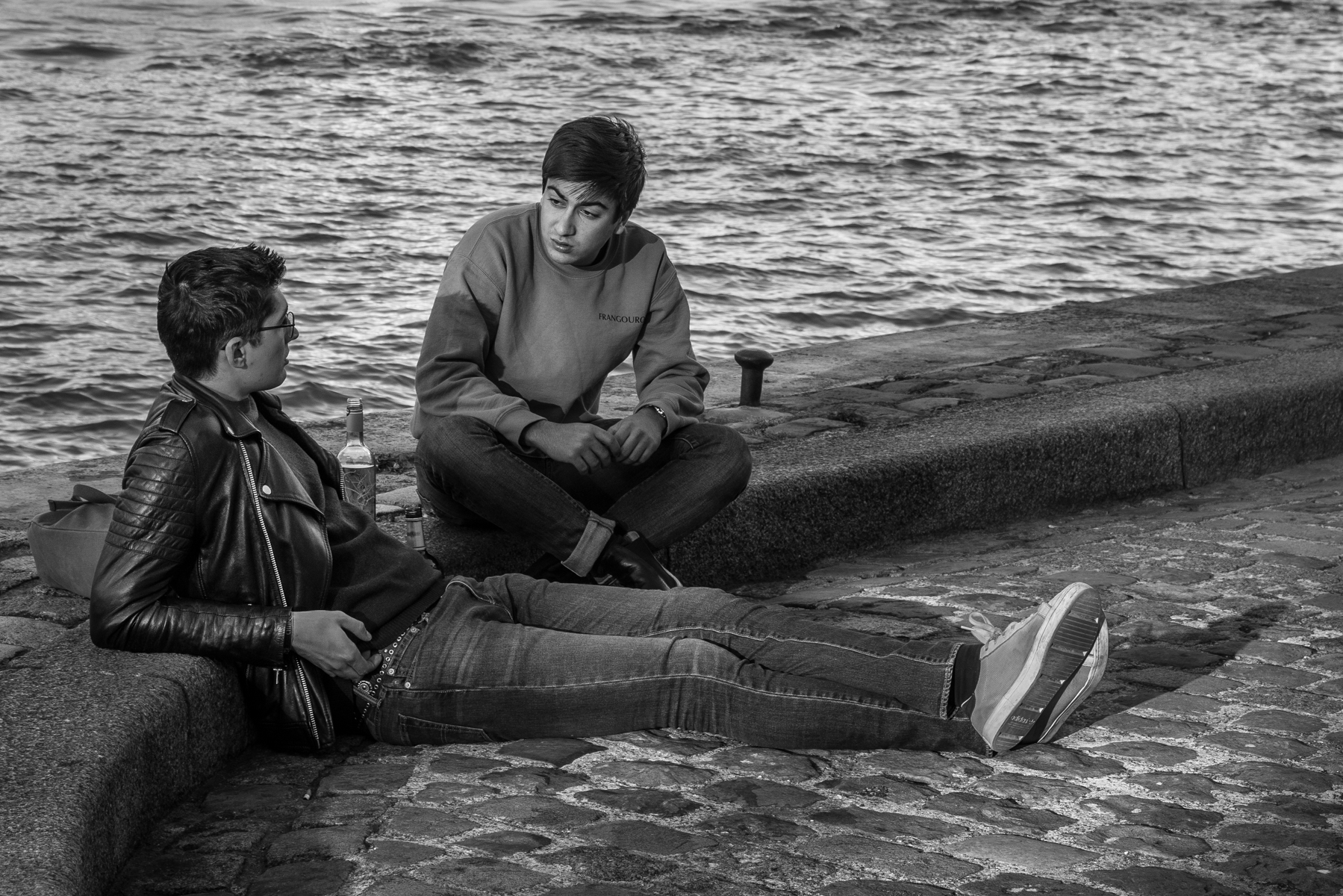 Chat by the Seine
