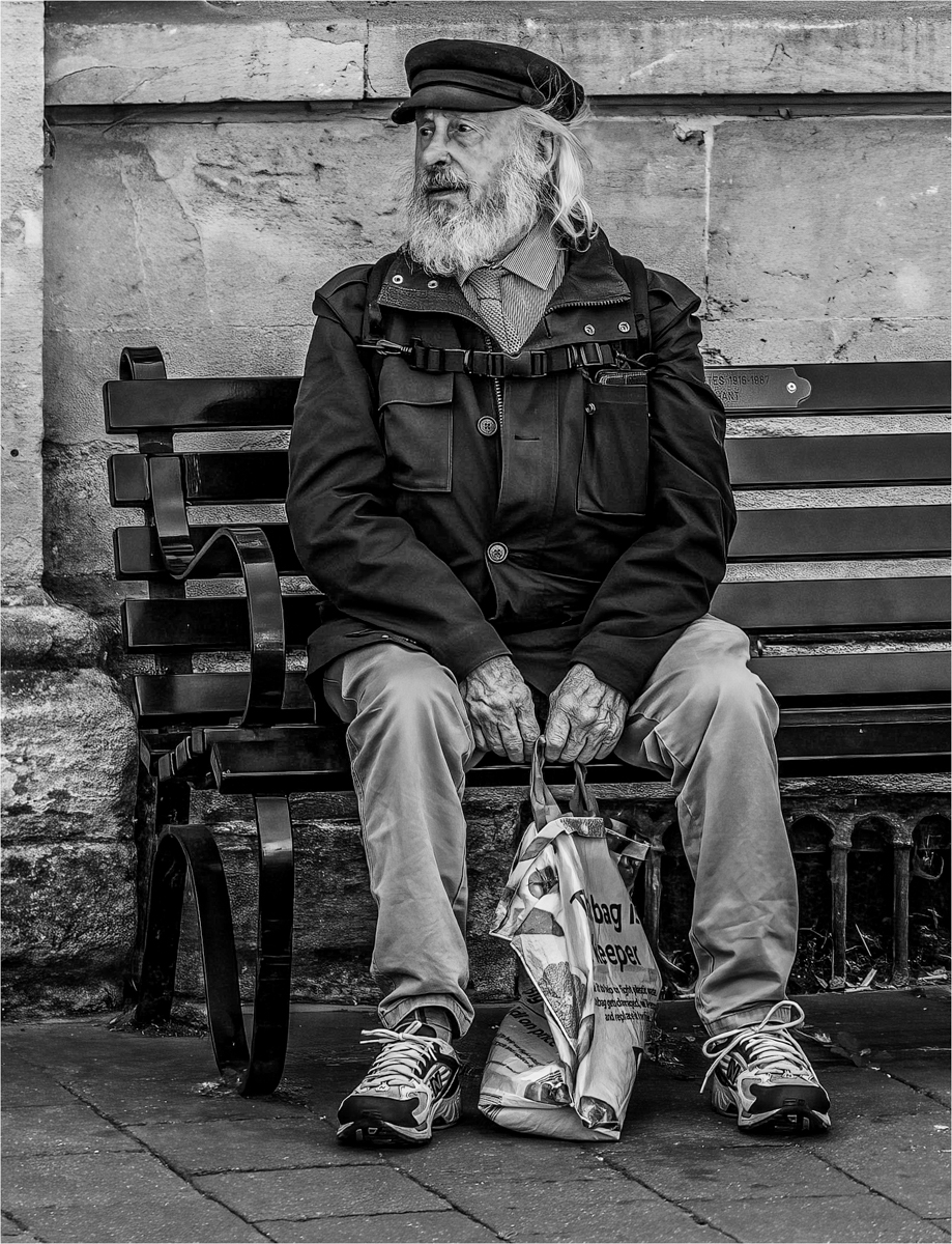 Gentleman taking a moment