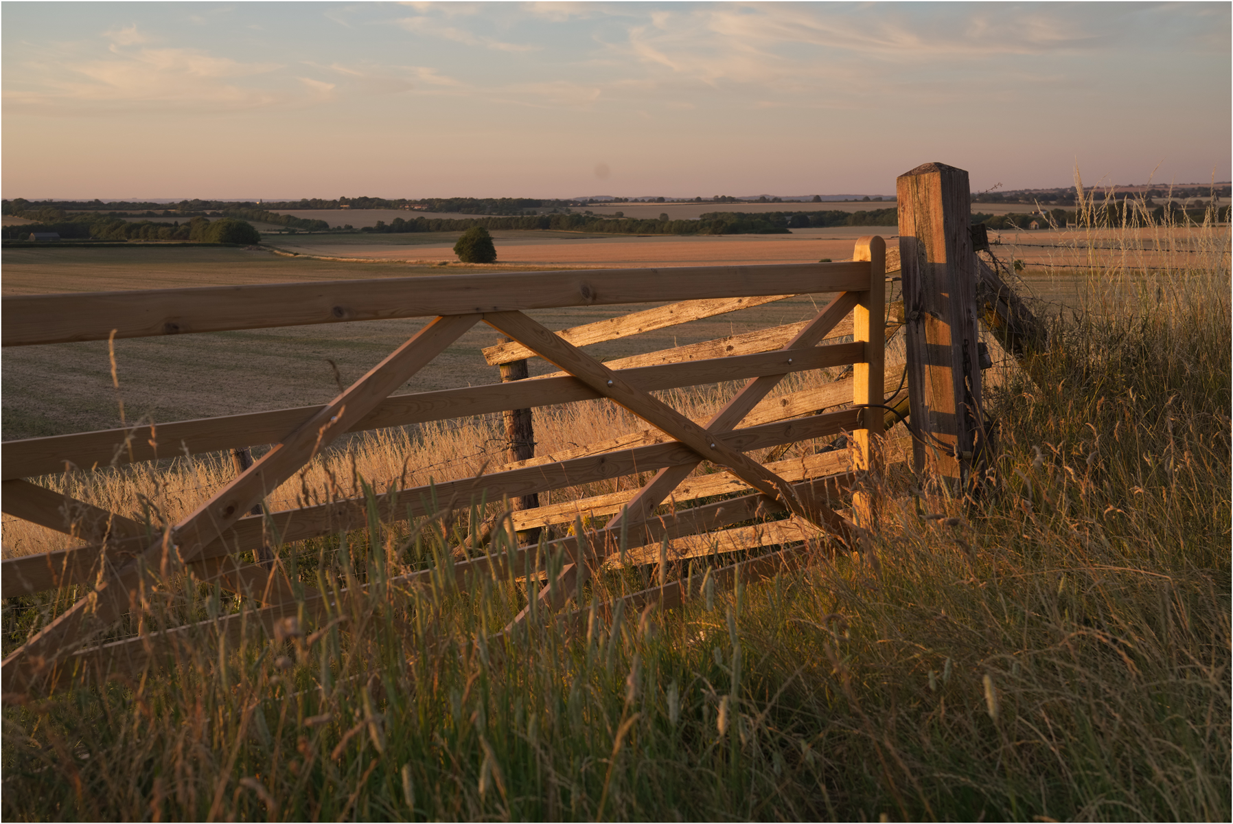 Gated Sunset