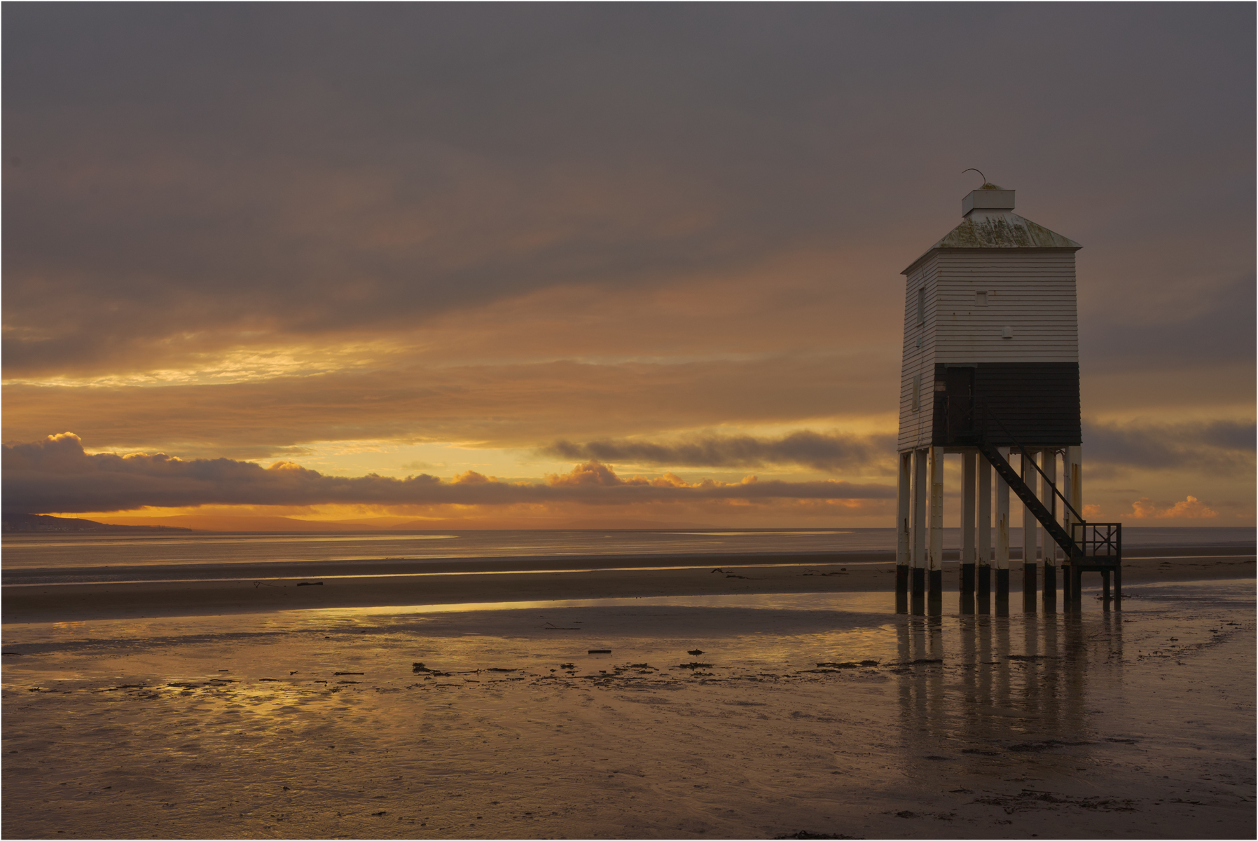 Sunset Over Burnham Lighthouse