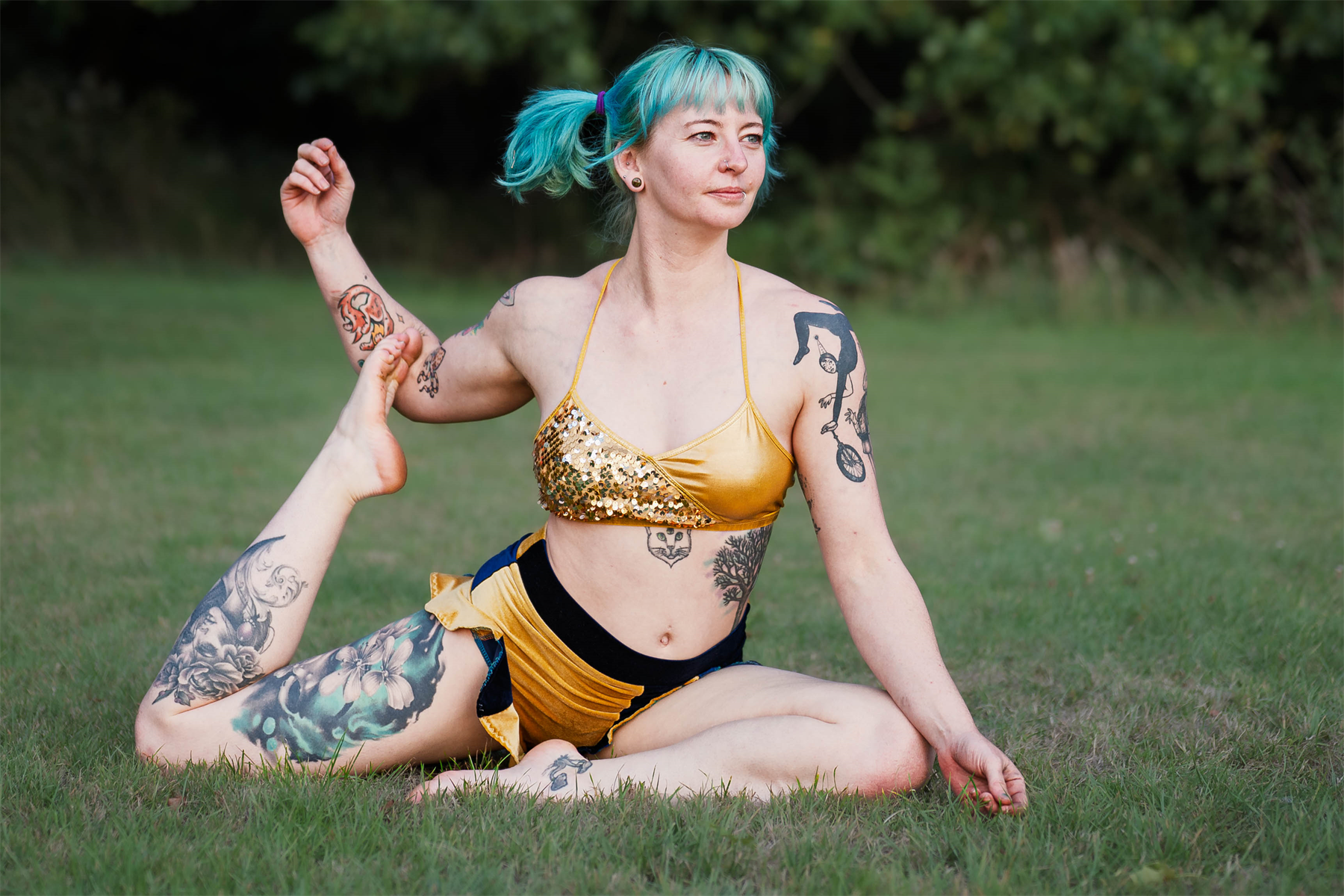 Stretching is serious business