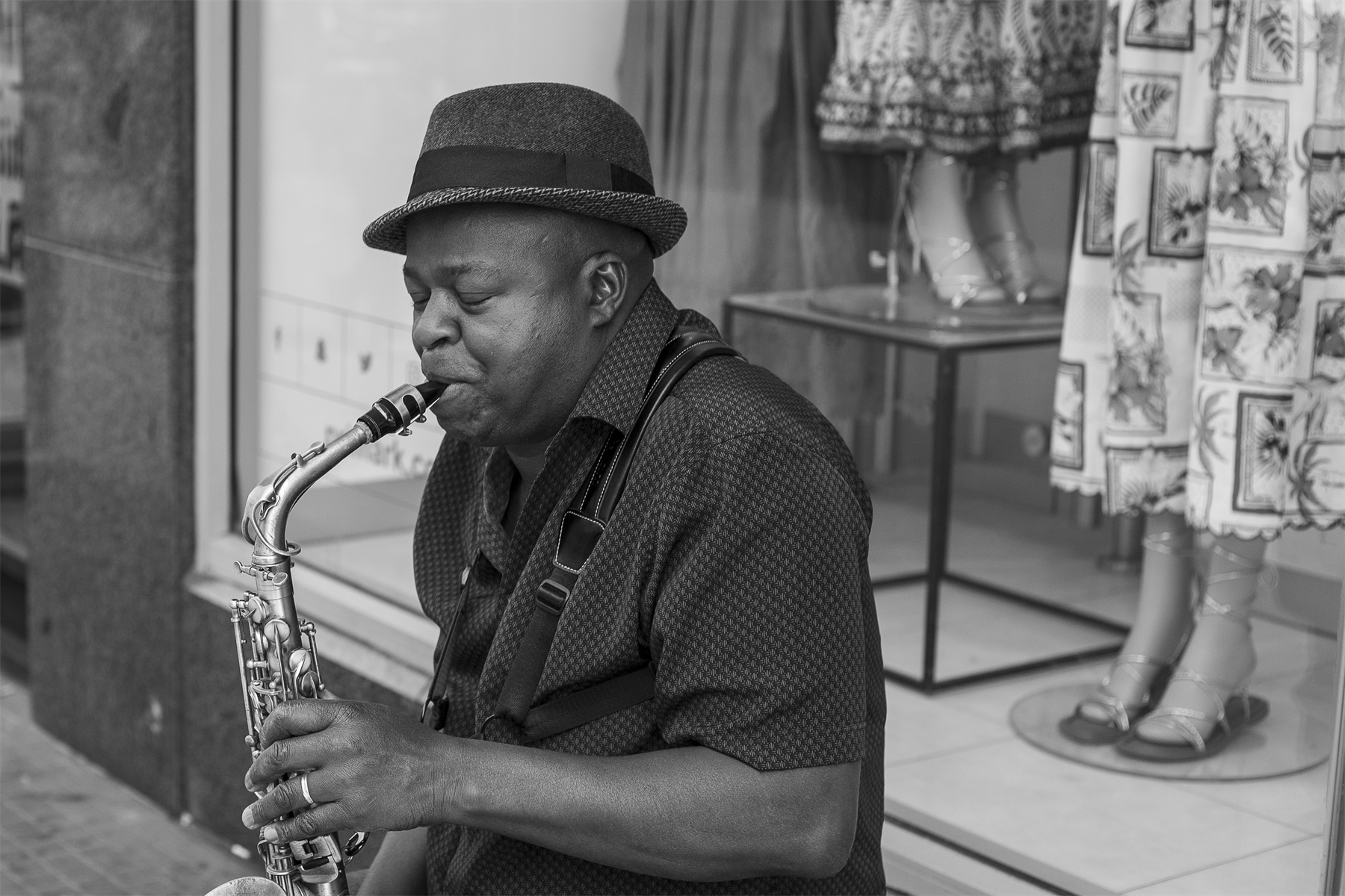 Pedro Jazz in the street