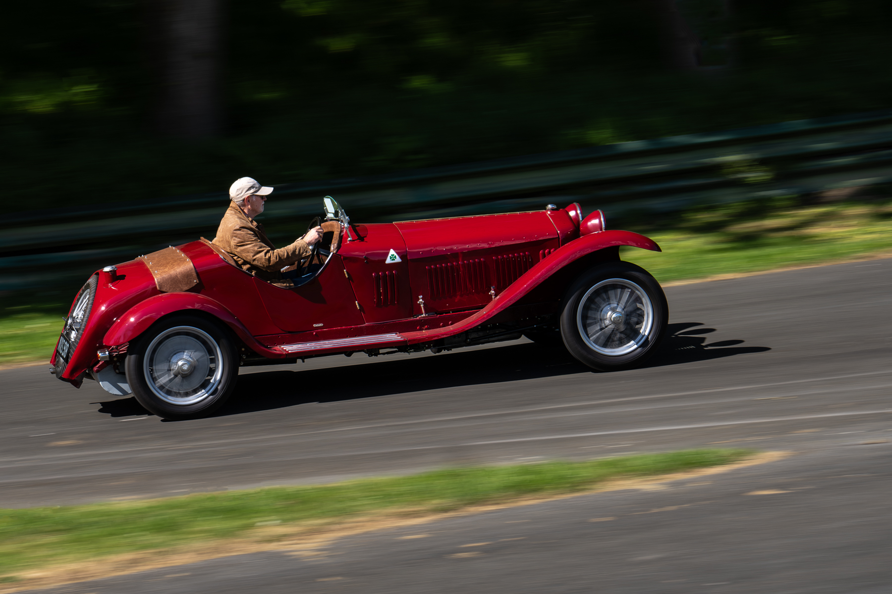 Alfa 8C at Prescott Hill Climb