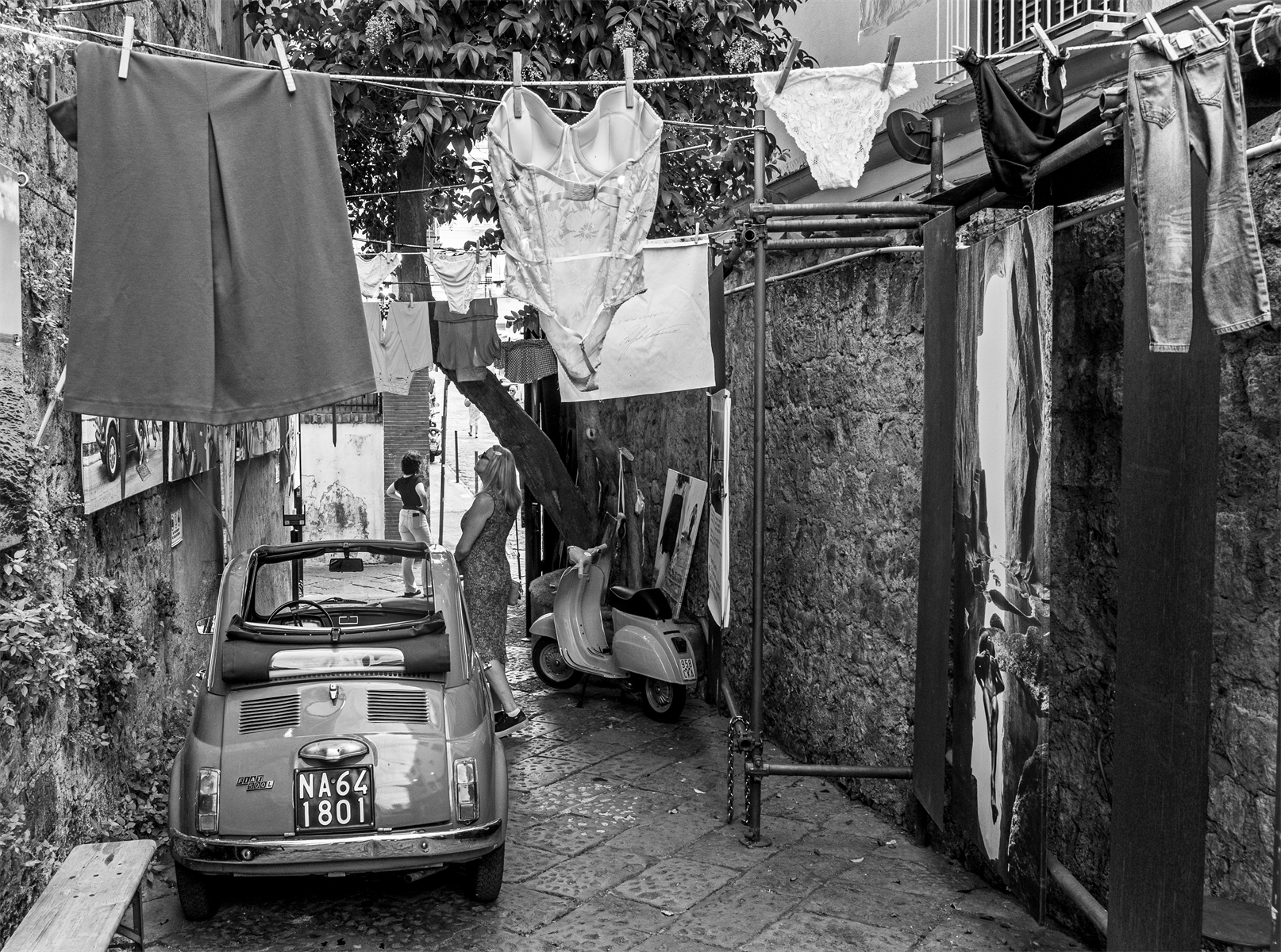 Washing day in Naples